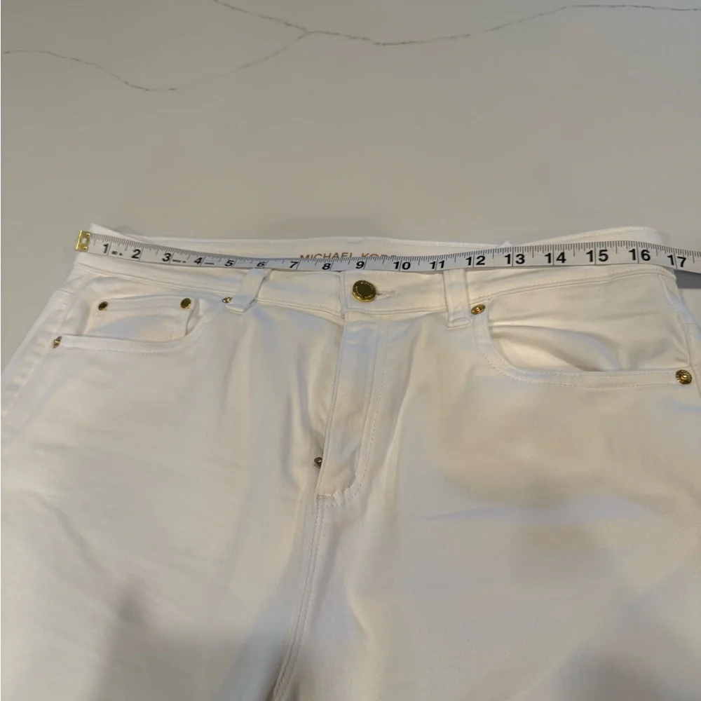 Michael Kors Women's Selma Skinny White Jeans 14 NWOT